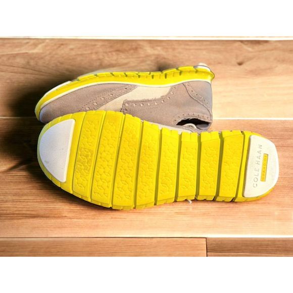 Cole Haan ZeroGrand Wingtip Oxford Taupe Tan Yellow Shoes Women’s 6.5 - Picture 10 of 10